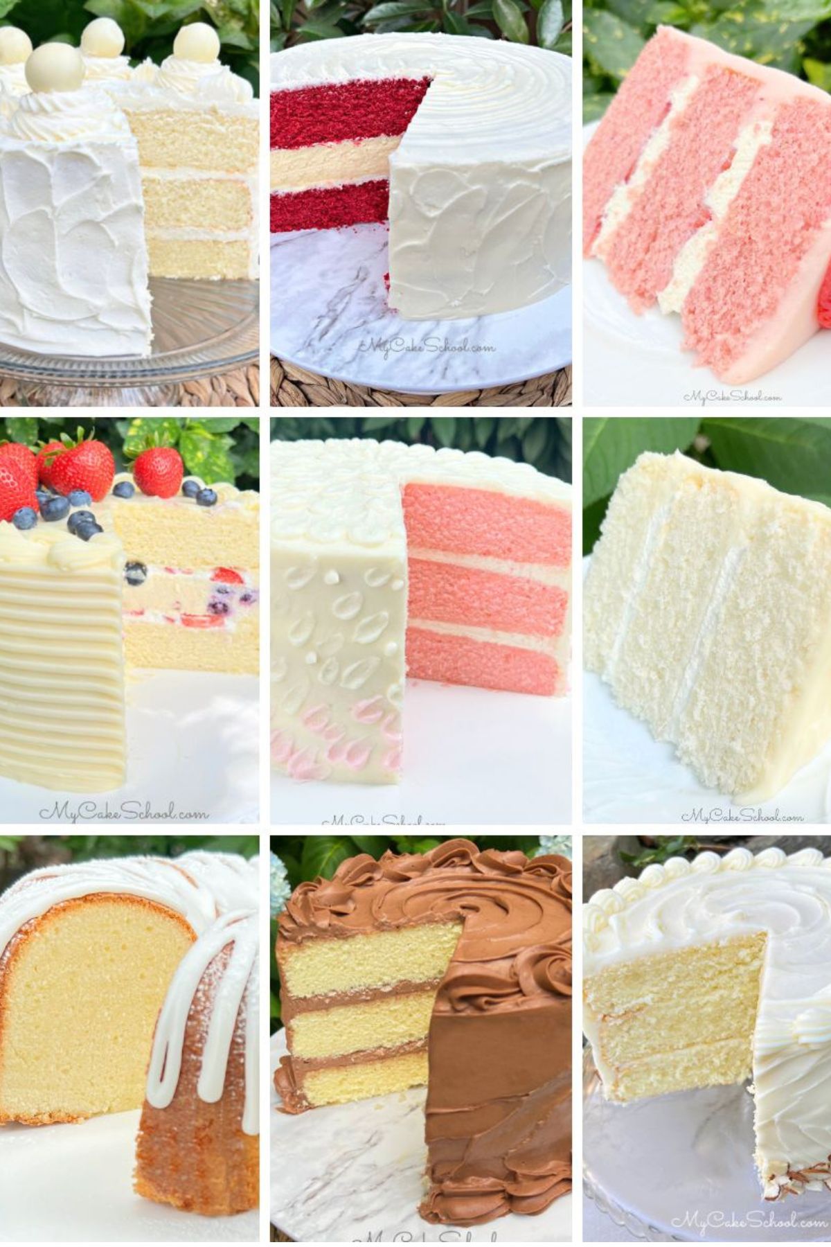 Collage of our favorite Velvet Cake Recipes