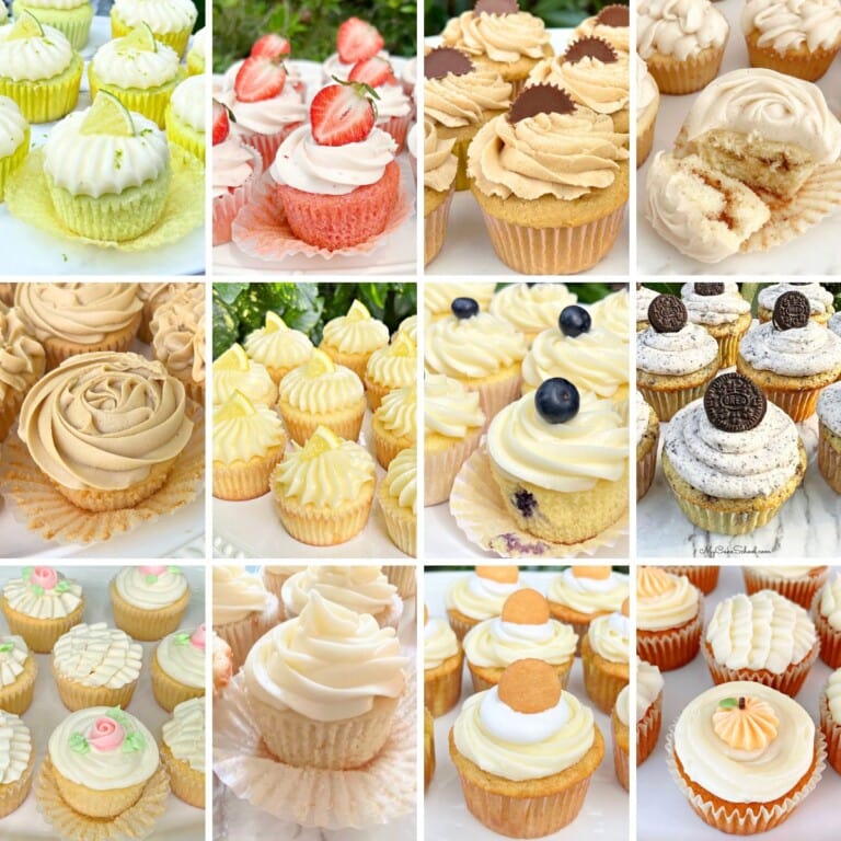 Photo grid of our favorite Cupcake Recipes.