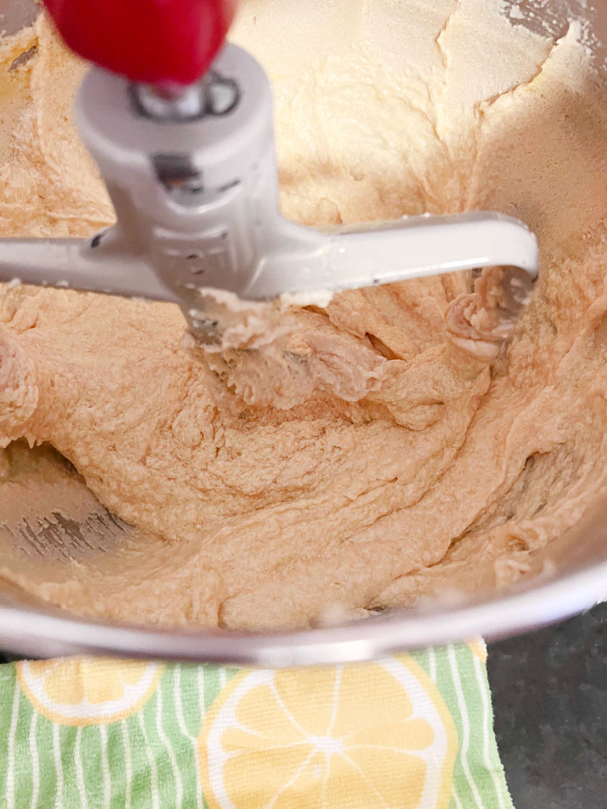 Butter Pecan Pound Cake Batter.