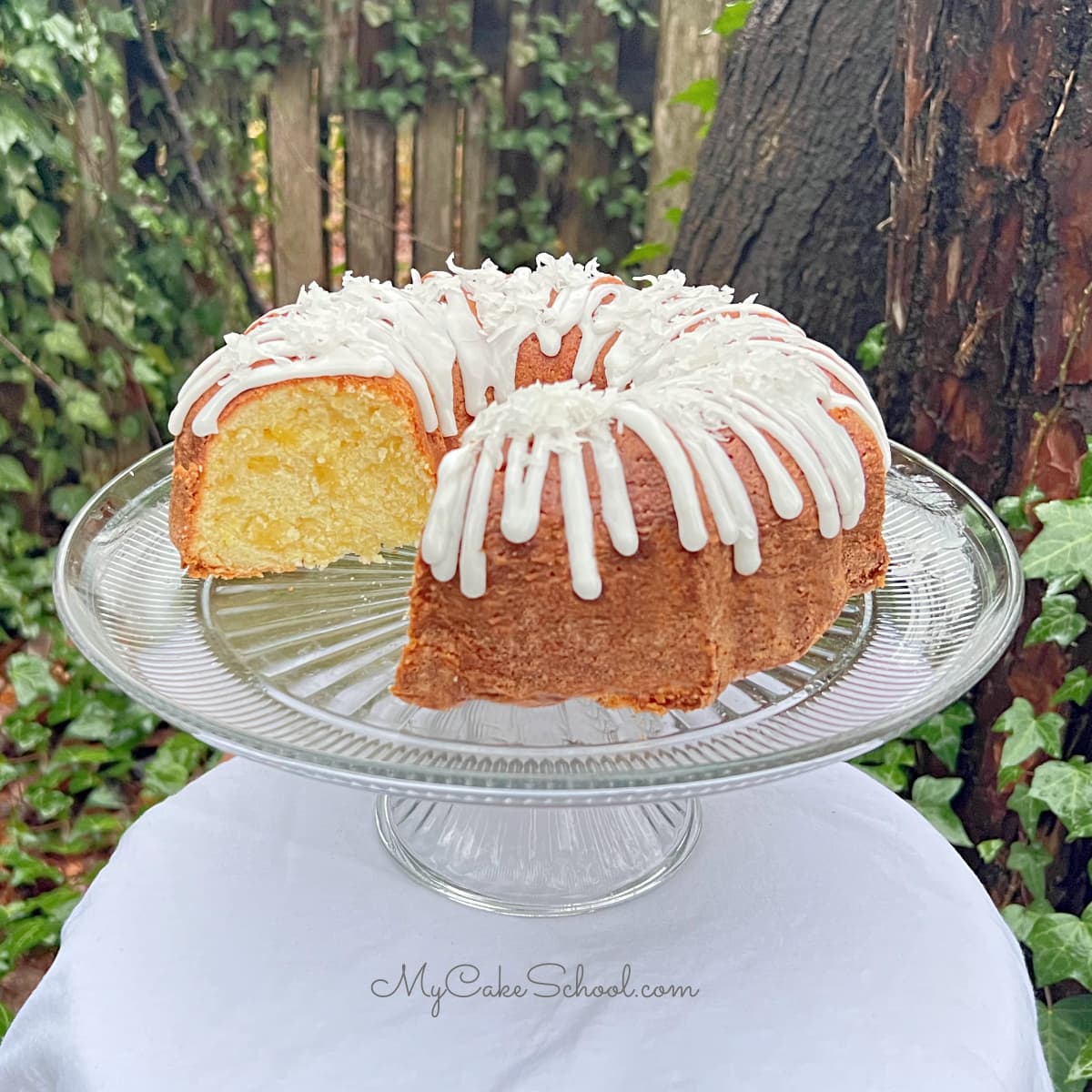 Pineapple Coconut Pound Cake My Cake School