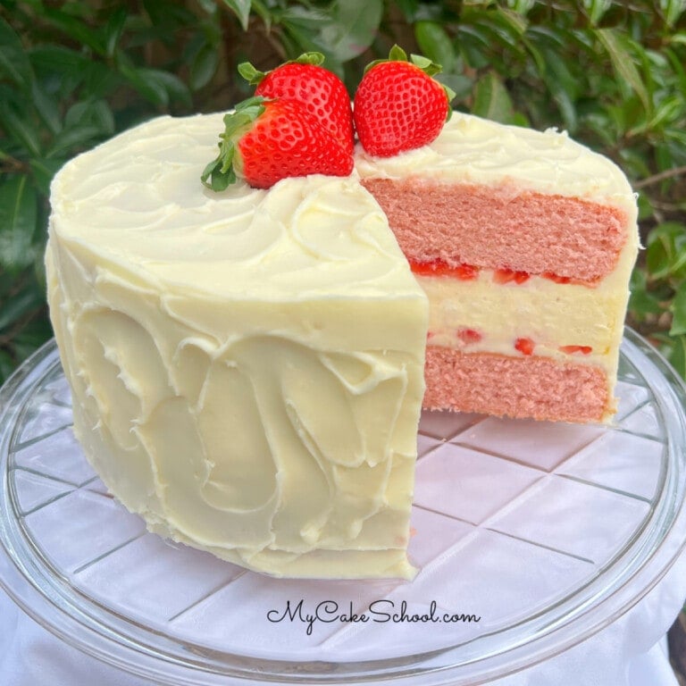 Strawberry Cheesecake Cake