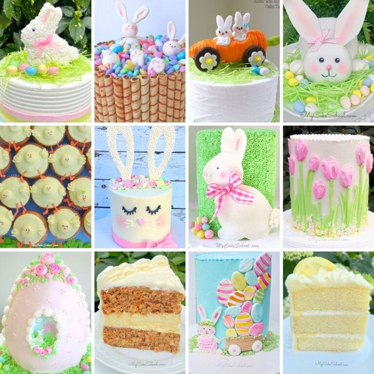 60+ Easter Cakes and Tutorials