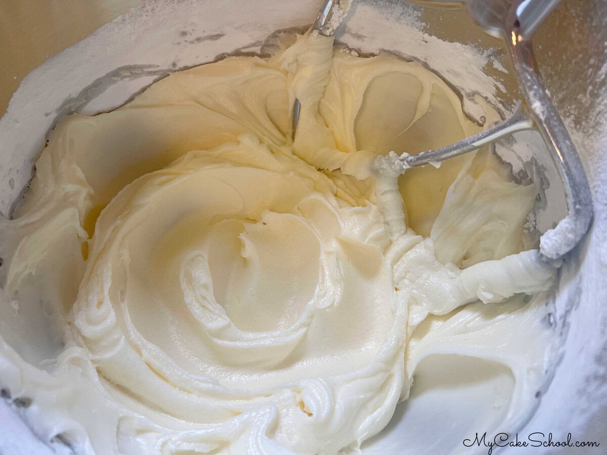Coconut cream cheese frosting.