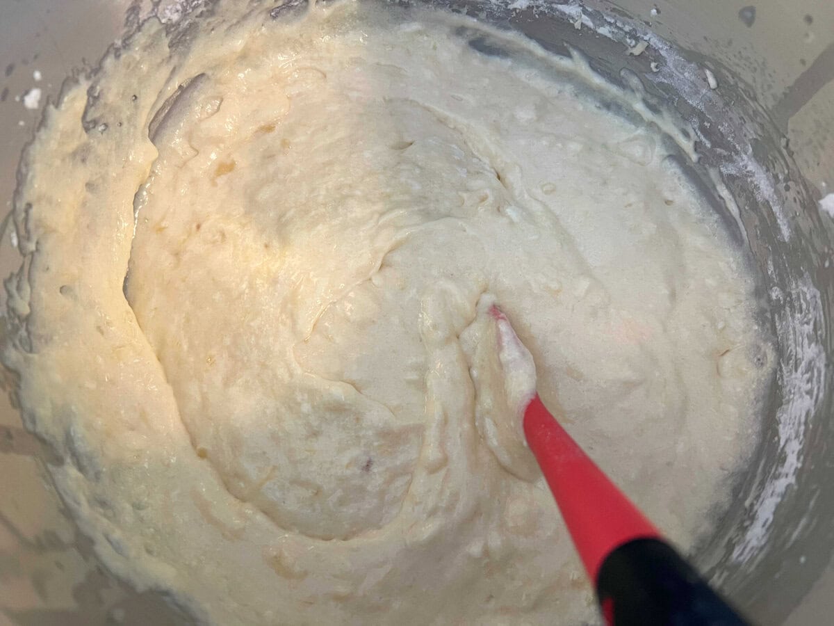 Pineapple Cupcake Batter.