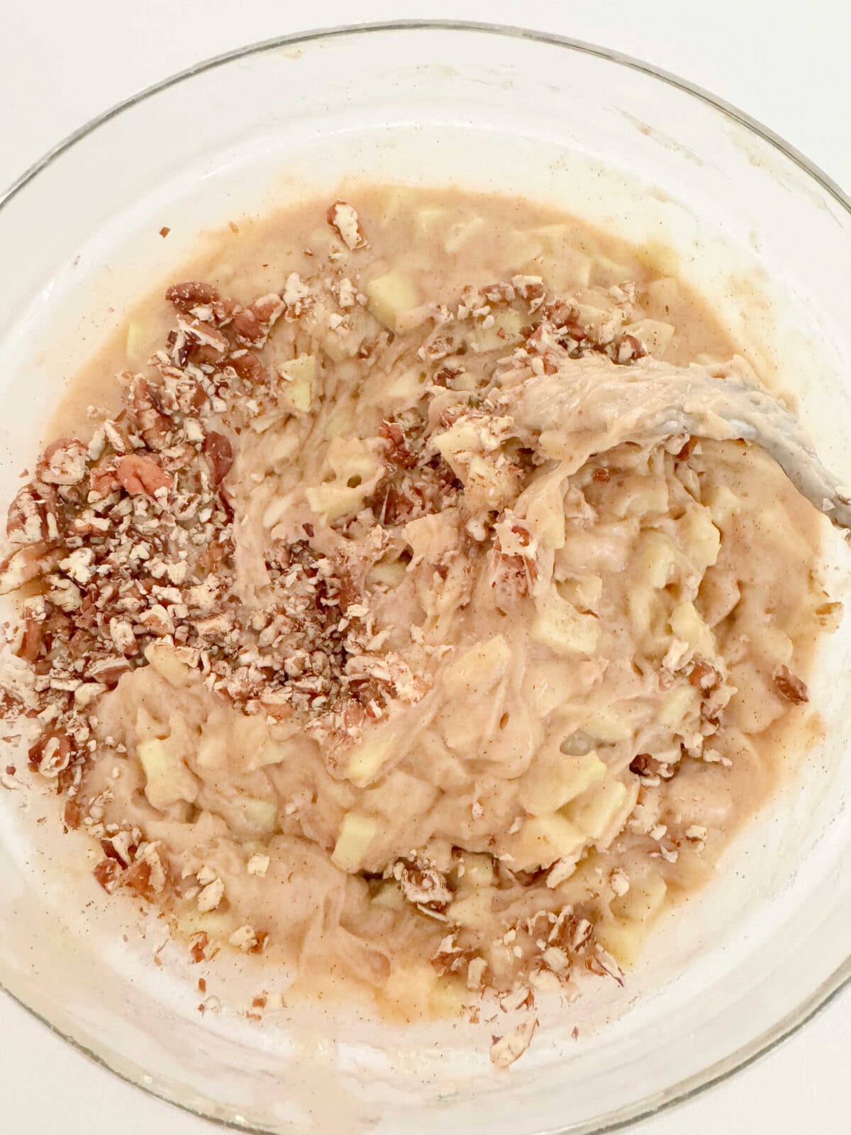 Apple Snack Cake Batter.