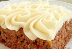 Apple Snack Cake with Cream Cheese Frosting.