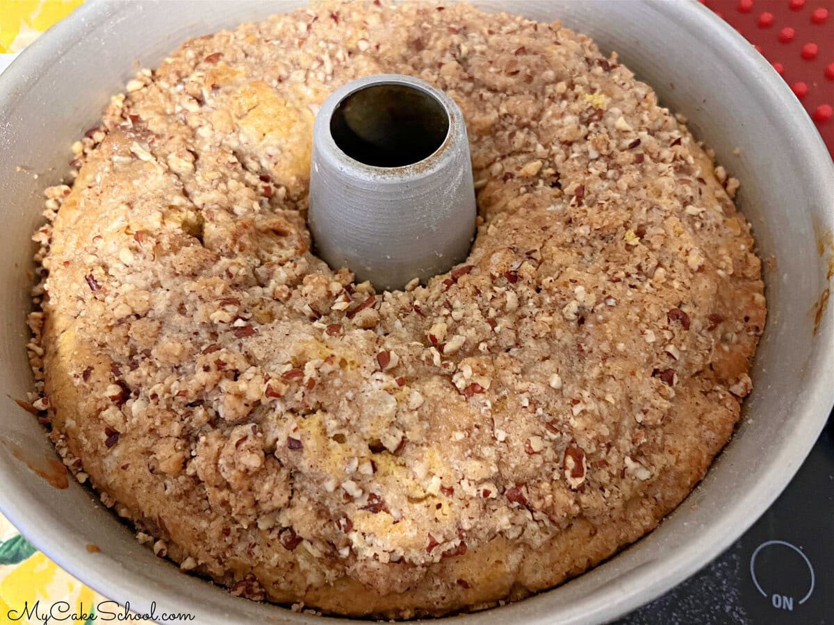Pumpkin Pound Cake, freshly baked.