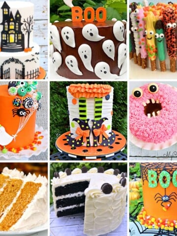 Halloween Cakes photo grid.