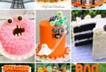 Halloween Cake Ideas, photo grid.