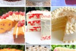 Christmas Cake Recipes- photo grid.