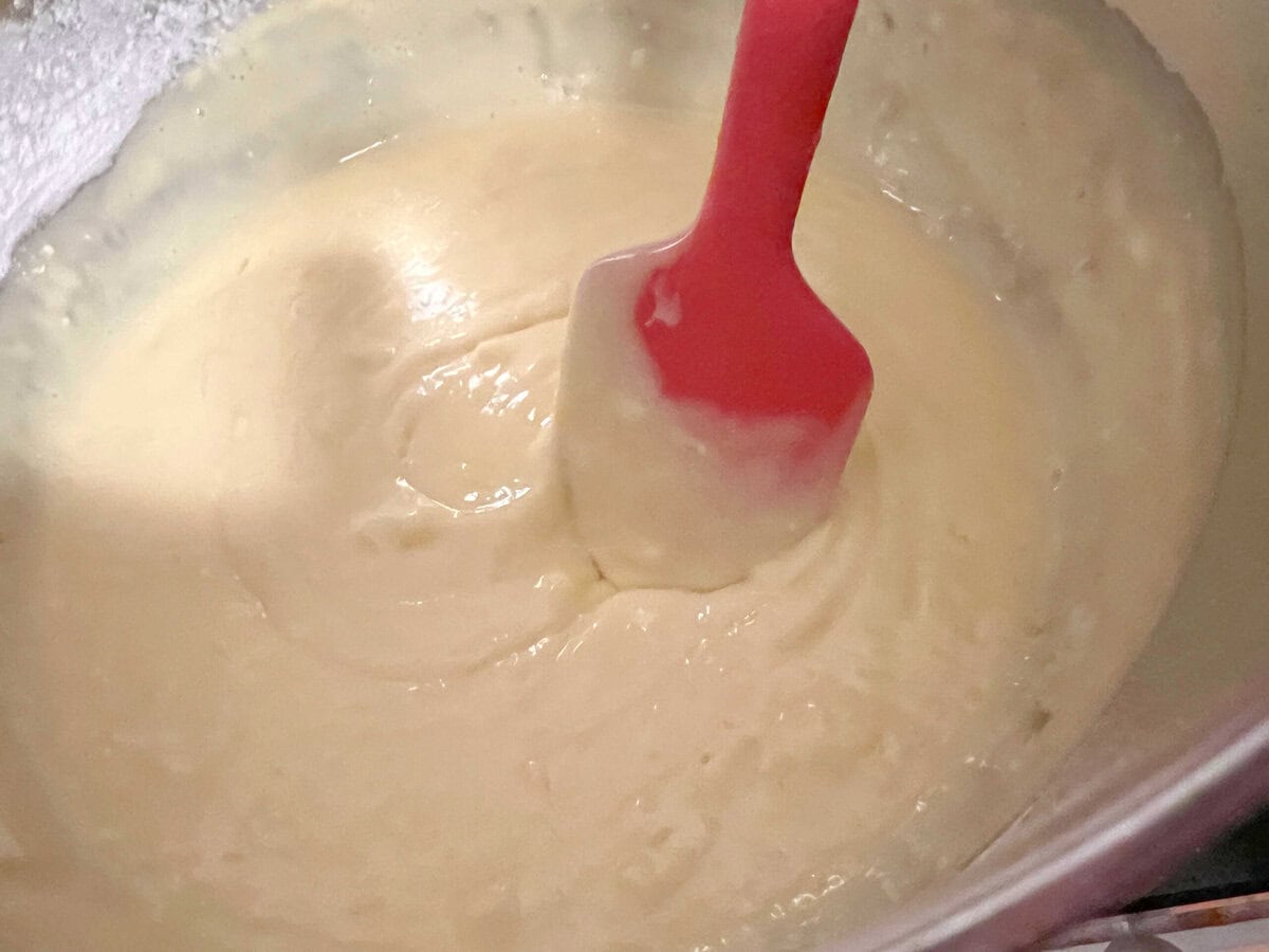 Limoncello Coconut Bundt Cake Batter.